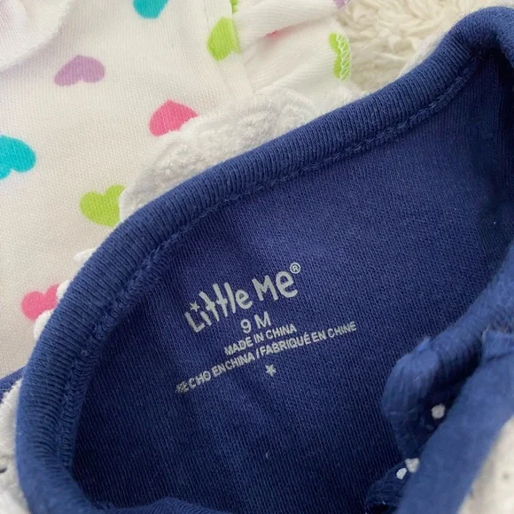 Little Me - 4 Rompers - Picture 6 of 6